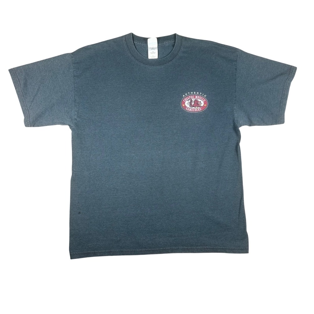 Gildan South Carolina Gamecocks College Muscle Graphic‎ T-Shirt Mens XL Gray USC